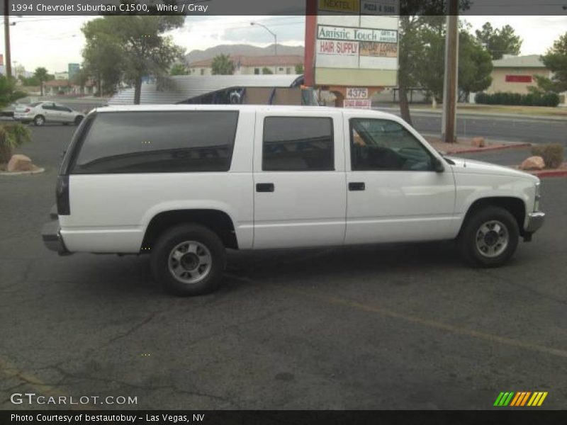 White / Gray 1994 Chevrolet Suburban C1500