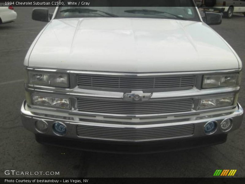 White / Gray 1994 Chevrolet Suburban C1500