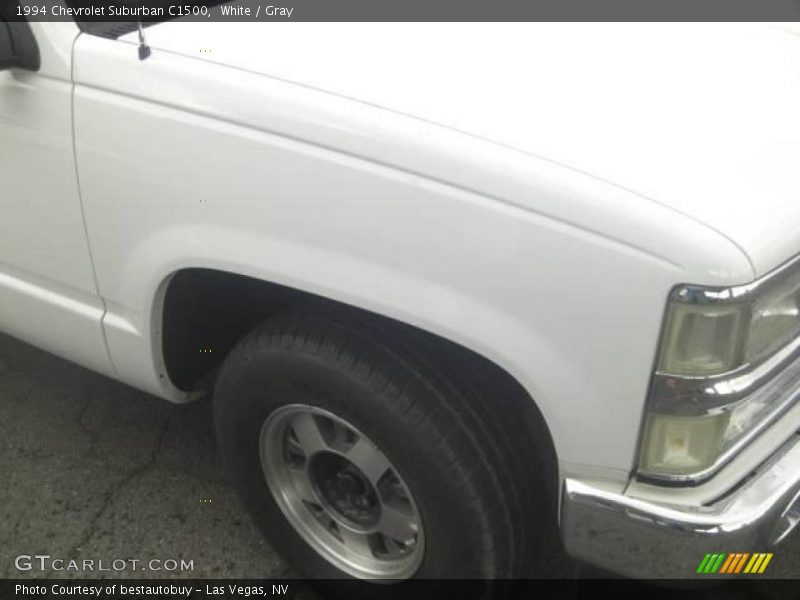 White / Gray 1994 Chevrolet Suburban C1500
