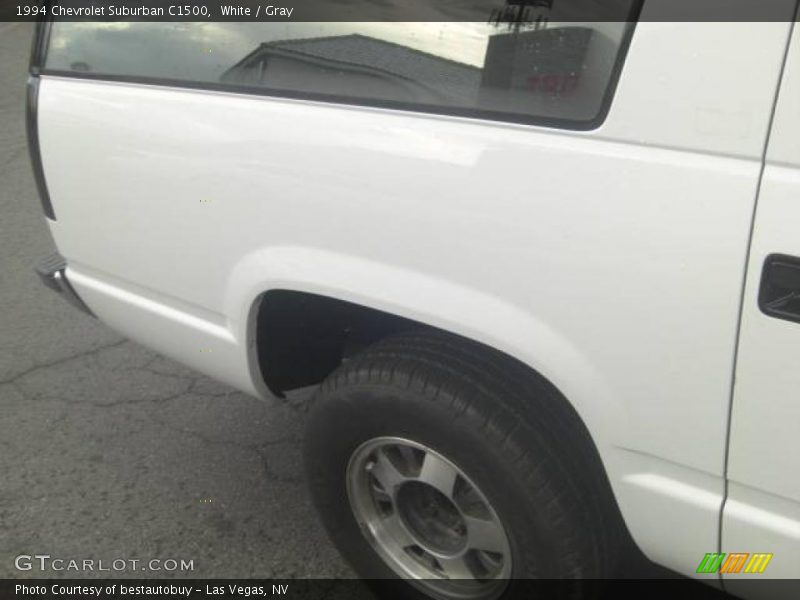White / Gray 1994 Chevrolet Suburban C1500