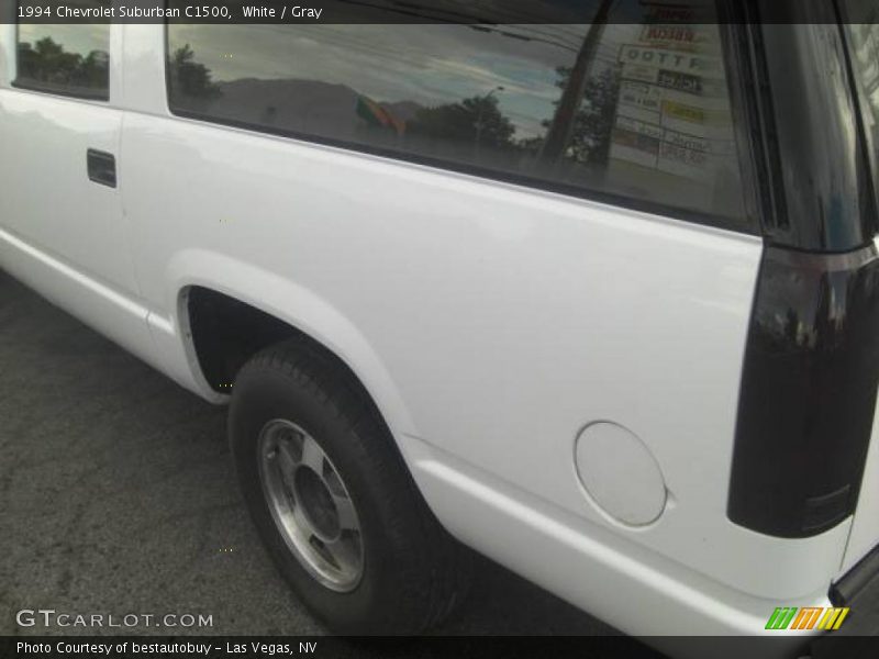 White / Gray 1994 Chevrolet Suburban C1500