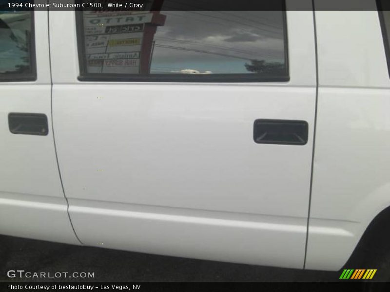 White / Gray 1994 Chevrolet Suburban C1500