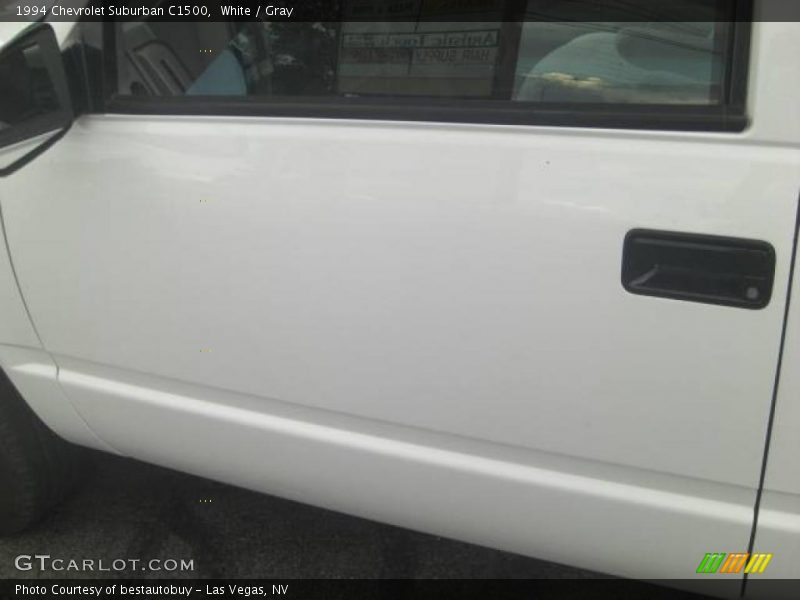 White / Gray 1994 Chevrolet Suburban C1500