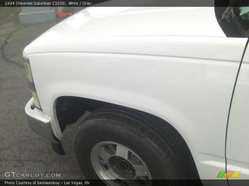 White / Gray 1994 Chevrolet Suburban C1500