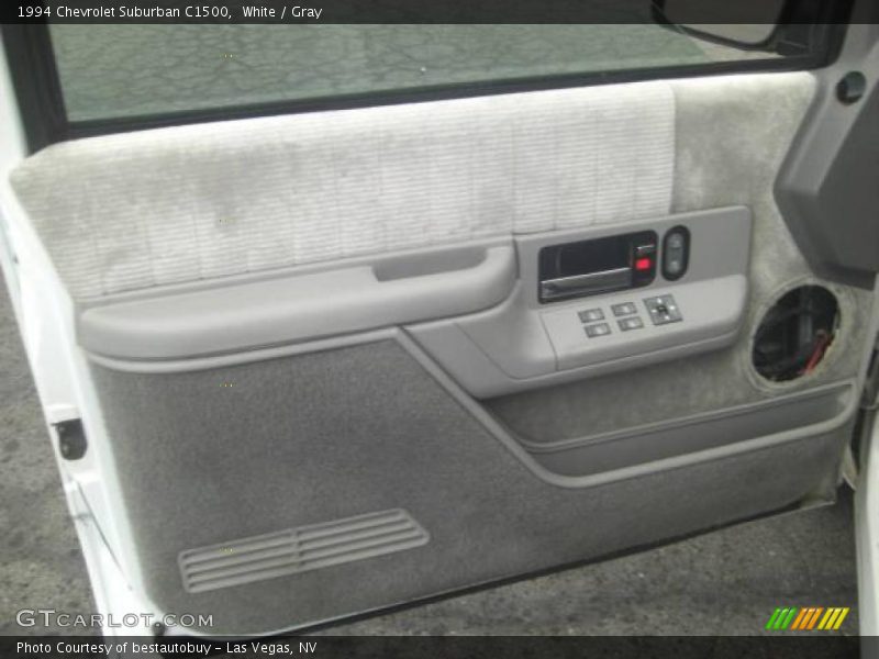White / Gray 1994 Chevrolet Suburban C1500