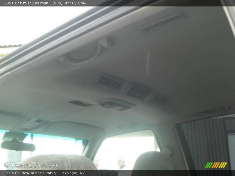 White / Gray 1994 Chevrolet Suburban C1500