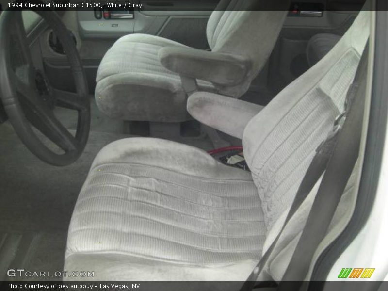 White / Gray 1994 Chevrolet Suburban C1500