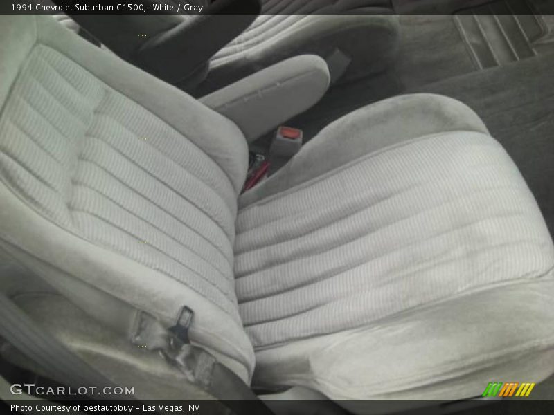 White / Gray 1994 Chevrolet Suburban C1500