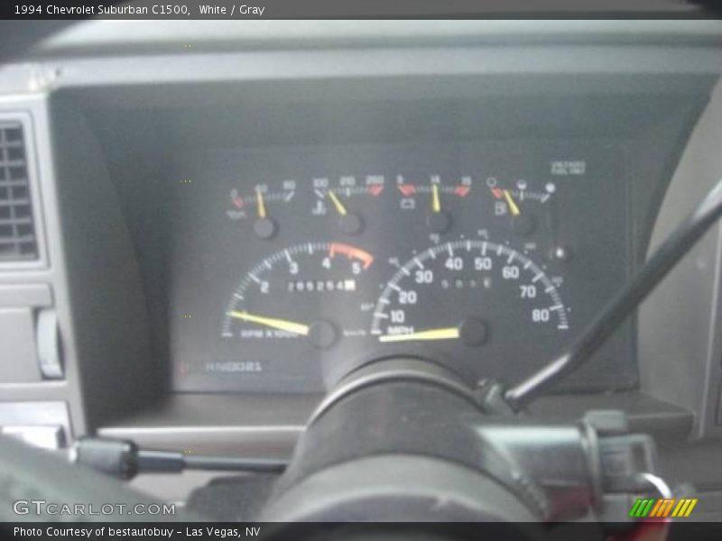 White / Gray 1994 Chevrolet Suburban C1500