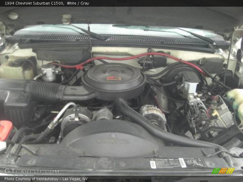 White / Gray 1994 Chevrolet Suburban C1500