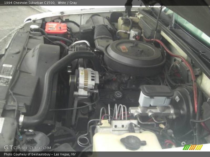 White / Gray 1994 Chevrolet Suburban C1500