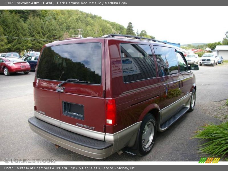 Dark Carmine Red Metallic / Medium Gray 2002 Chevrolet Astro LT AWD