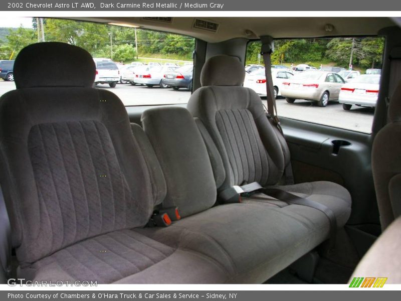 Dark Carmine Red Metallic / Medium Gray 2002 Chevrolet Astro LT AWD