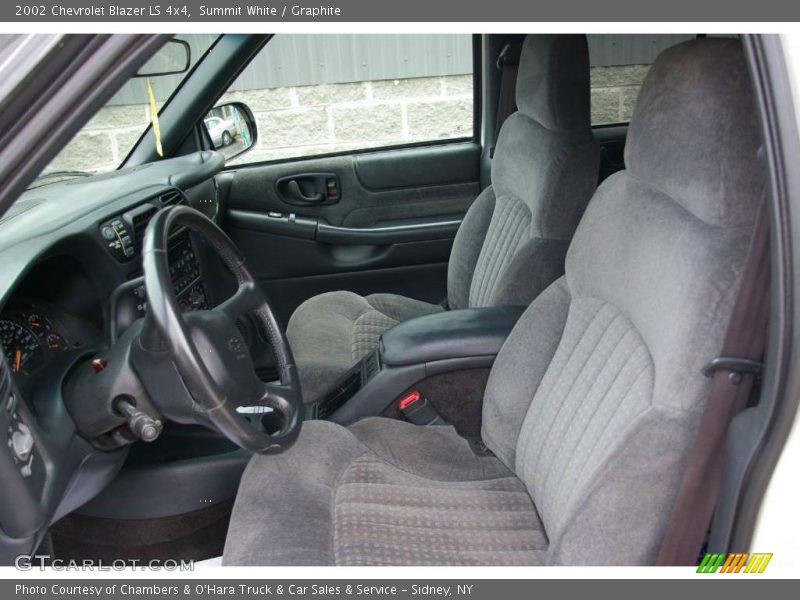 Summit White / Graphite 2002 Chevrolet Blazer LS 4x4