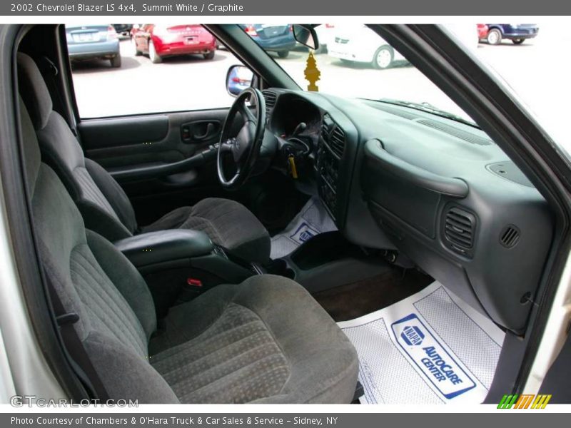 Summit White / Graphite 2002 Chevrolet Blazer LS 4x4