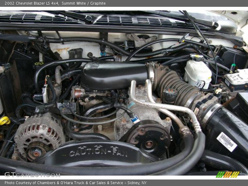Summit White / Graphite 2002 Chevrolet Blazer LS 4x4