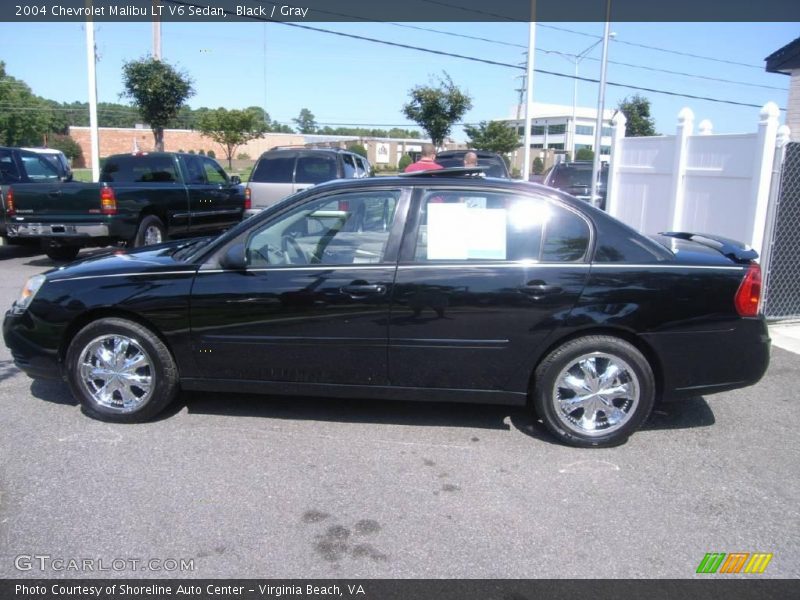 Black / Gray 2004 Chevrolet Malibu LT V6 Sedan