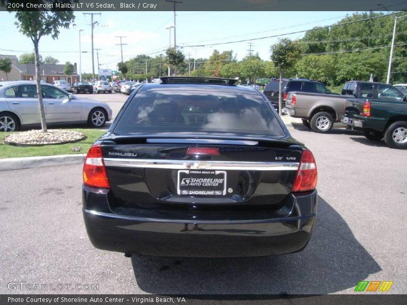 Black / Gray 2004 Chevrolet Malibu LT V6 Sedan