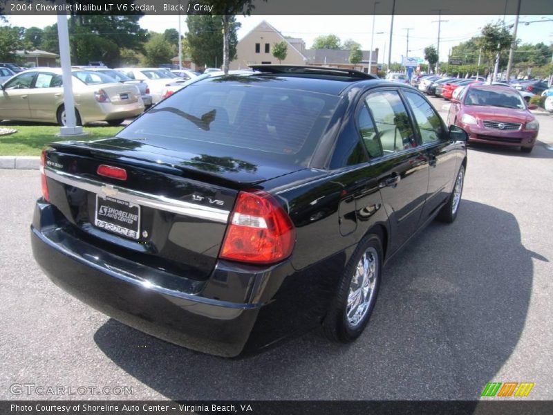 Black / Gray 2004 Chevrolet Malibu LT V6 Sedan