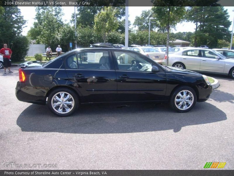 Black / Gray 2004 Chevrolet Malibu LT V6 Sedan