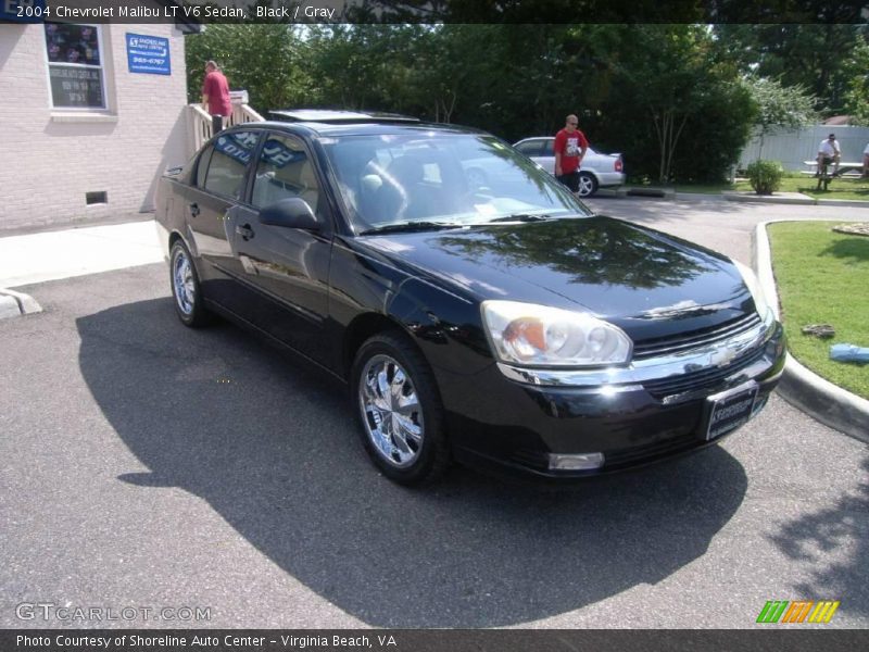 Black / Gray 2004 Chevrolet Malibu LT V6 Sedan