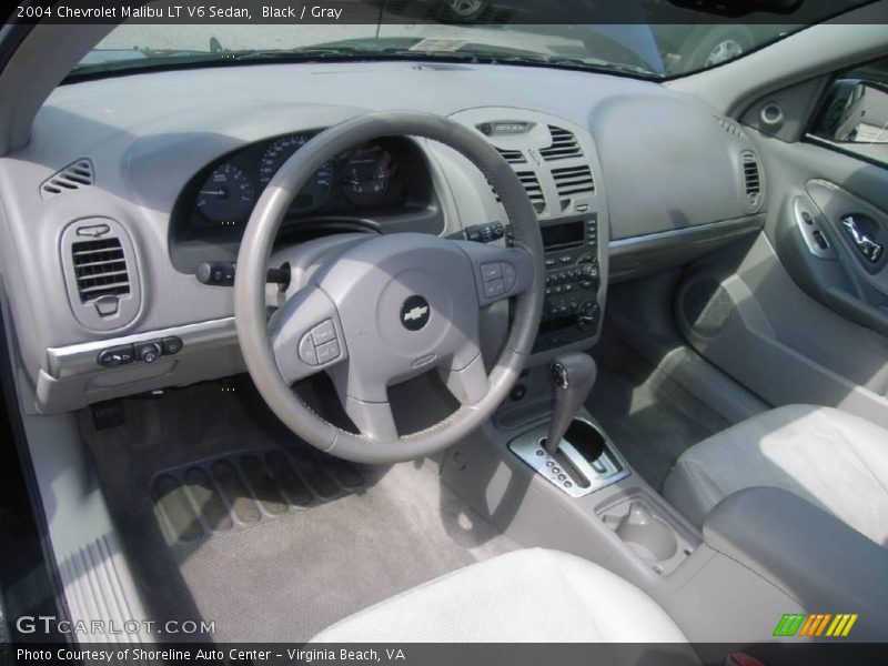 Black / Gray 2004 Chevrolet Malibu LT V6 Sedan