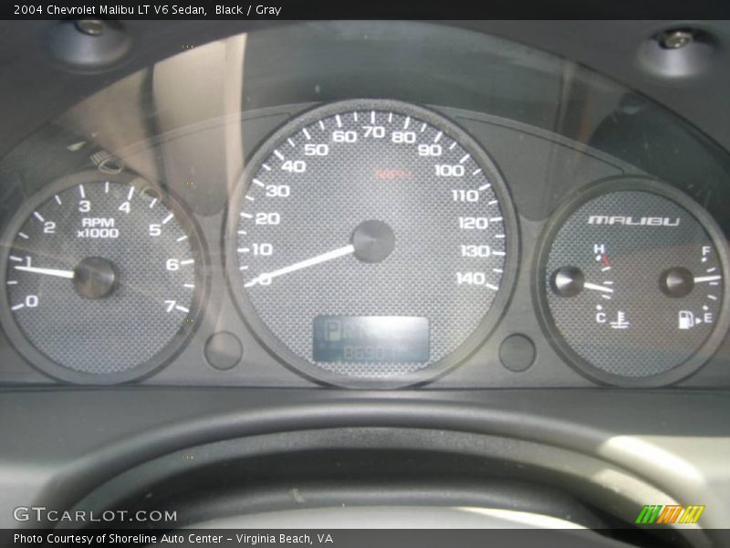 Black / Gray 2004 Chevrolet Malibu LT V6 Sedan