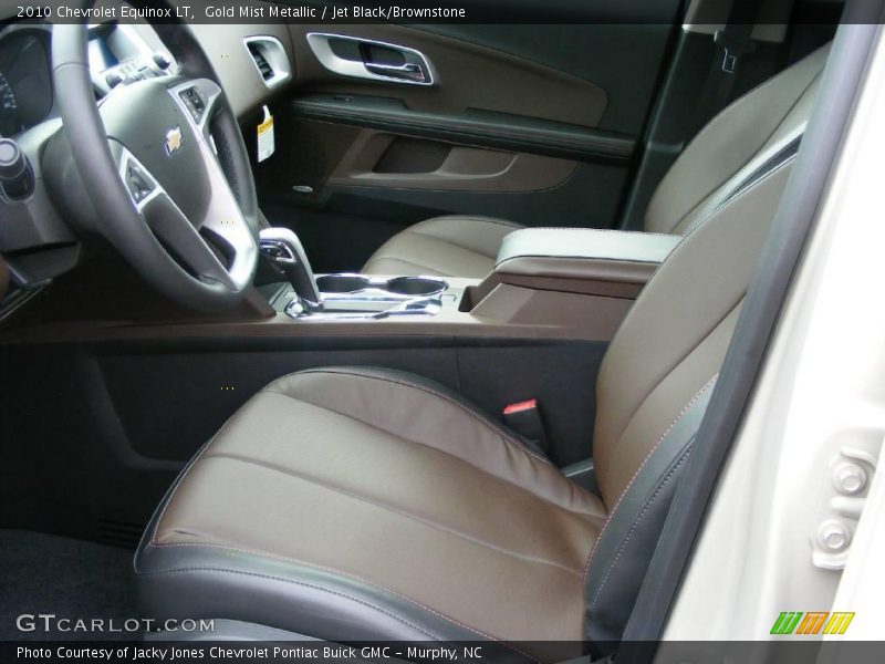 Gold Mist Metallic / Jet Black/Brownstone 2010 Chevrolet Equinox LT
