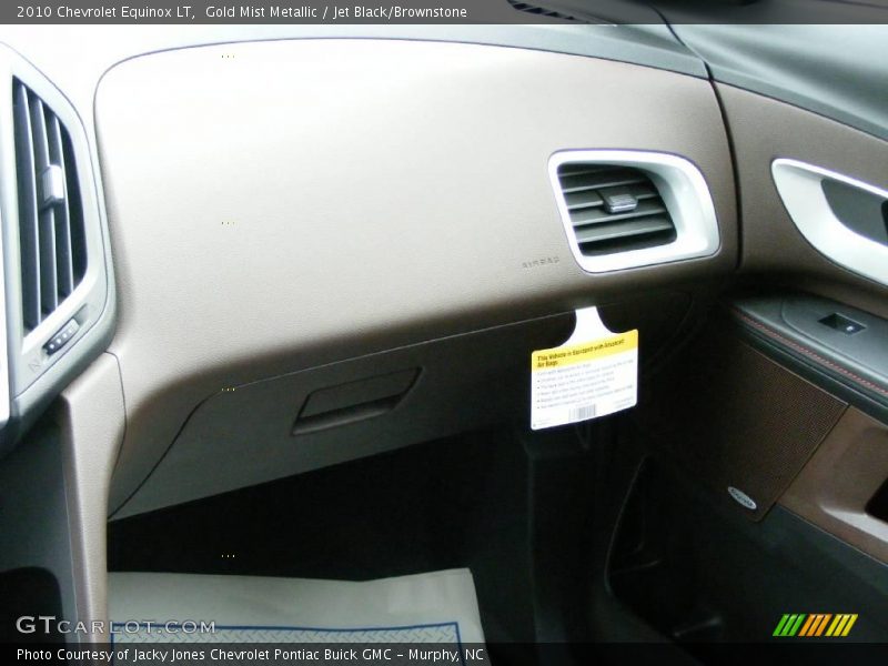 Gold Mist Metallic / Jet Black/Brownstone 2010 Chevrolet Equinox LT