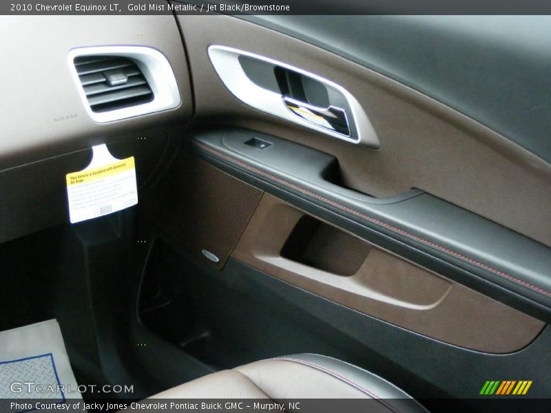 Gold Mist Metallic / Jet Black/Brownstone 2010 Chevrolet Equinox LT