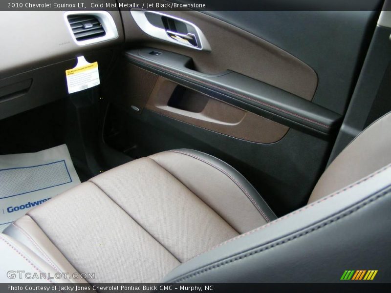 Gold Mist Metallic / Jet Black/Brownstone 2010 Chevrolet Equinox LT
