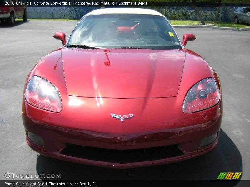 Monterey Red Metallic / Cashmere Beige 2006 Chevrolet Corvette Convertible