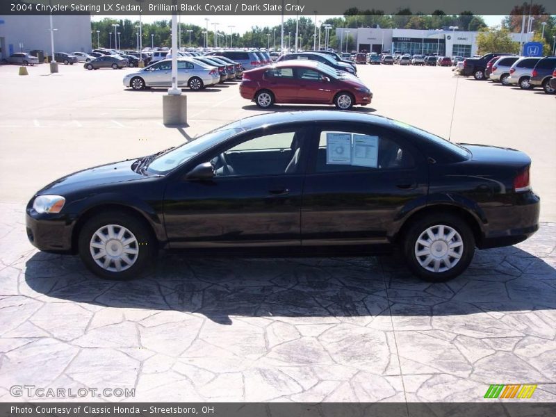 Brilliant Black Crystal / Dark Slate Gray 2004 Chrysler Sebring LX Sedan