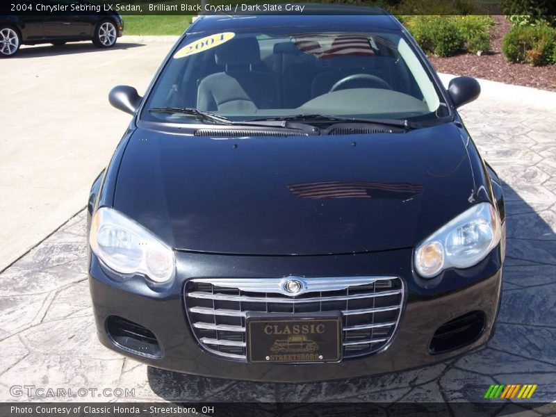 Brilliant Black Crystal / Dark Slate Gray 2004 Chrysler Sebring LX Sedan