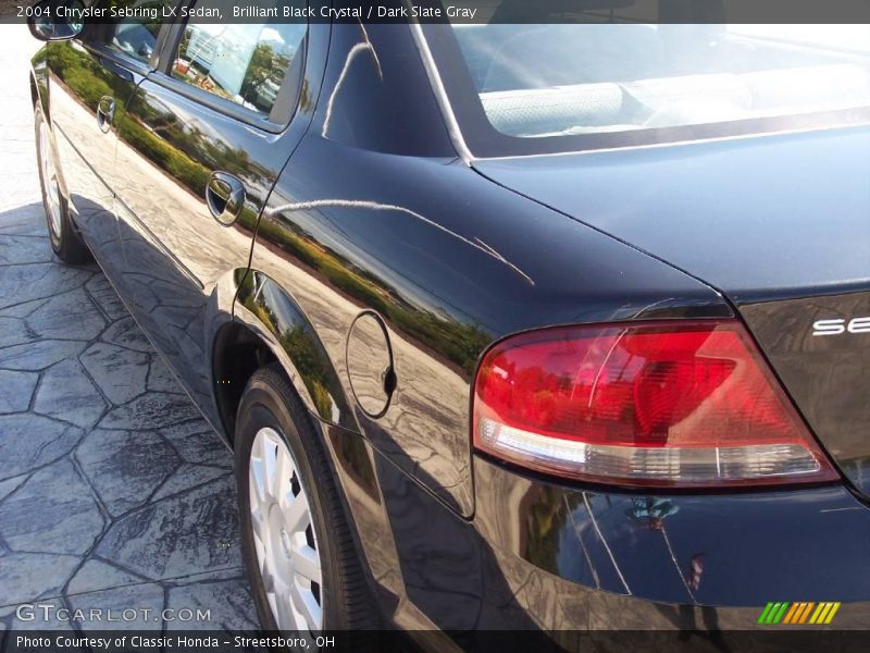 Brilliant Black Crystal / Dark Slate Gray 2004 Chrysler Sebring LX Sedan