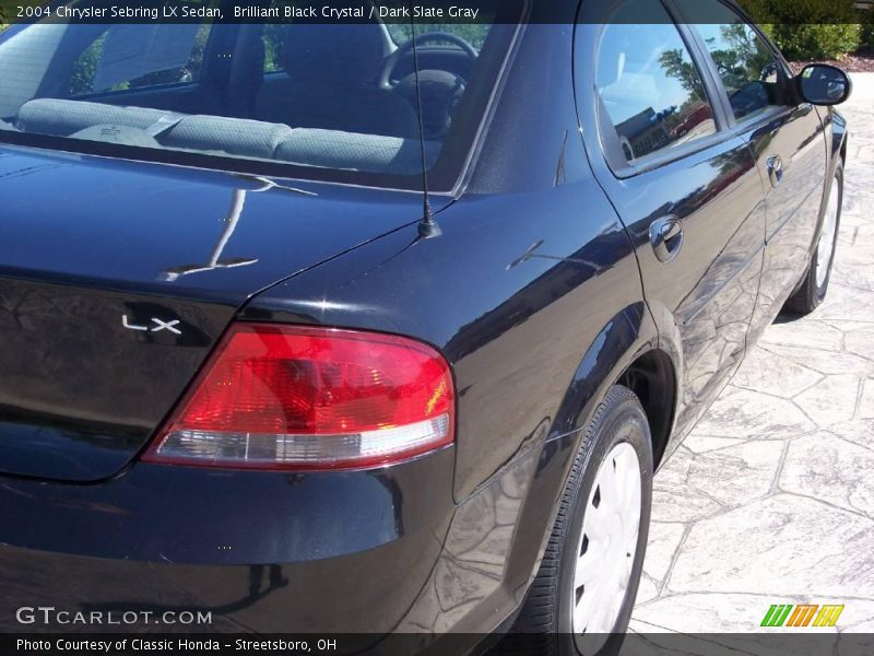 Brilliant Black Crystal / Dark Slate Gray 2004 Chrysler Sebring LX Sedan