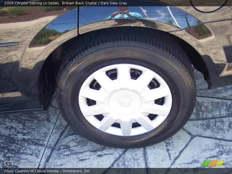 Brilliant Black Crystal / Dark Slate Gray 2004 Chrysler Sebring LX Sedan