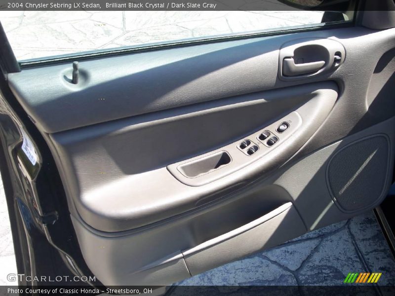 Brilliant Black Crystal / Dark Slate Gray 2004 Chrysler Sebring LX Sedan