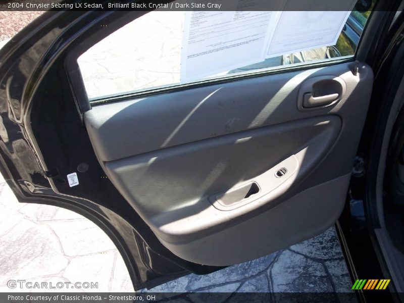 Brilliant Black Crystal / Dark Slate Gray 2004 Chrysler Sebring LX Sedan