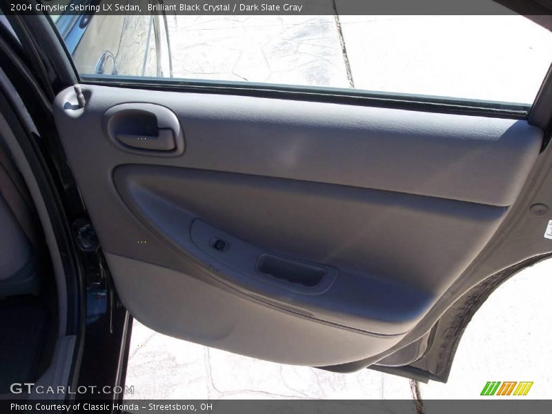 Brilliant Black Crystal / Dark Slate Gray 2004 Chrysler Sebring LX Sedan