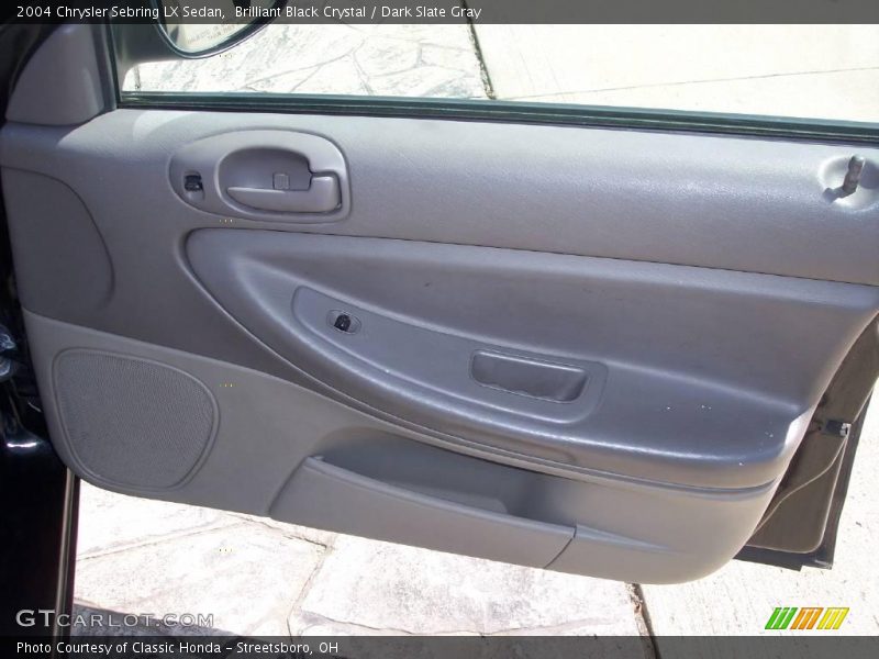 Brilliant Black Crystal / Dark Slate Gray 2004 Chrysler Sebring LX Sedan