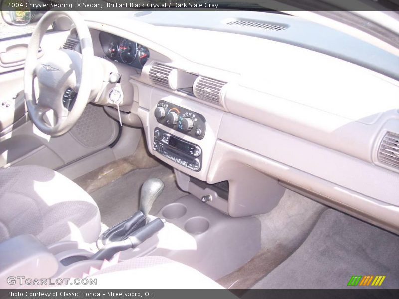 Brilliant Black Crystal / Dark Slate Gray 2004 Chrysler Sebring LX Sedan