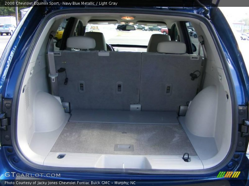 Navy Blue Metallic / Light Gray 2008 Chevrolet Equinox Sport