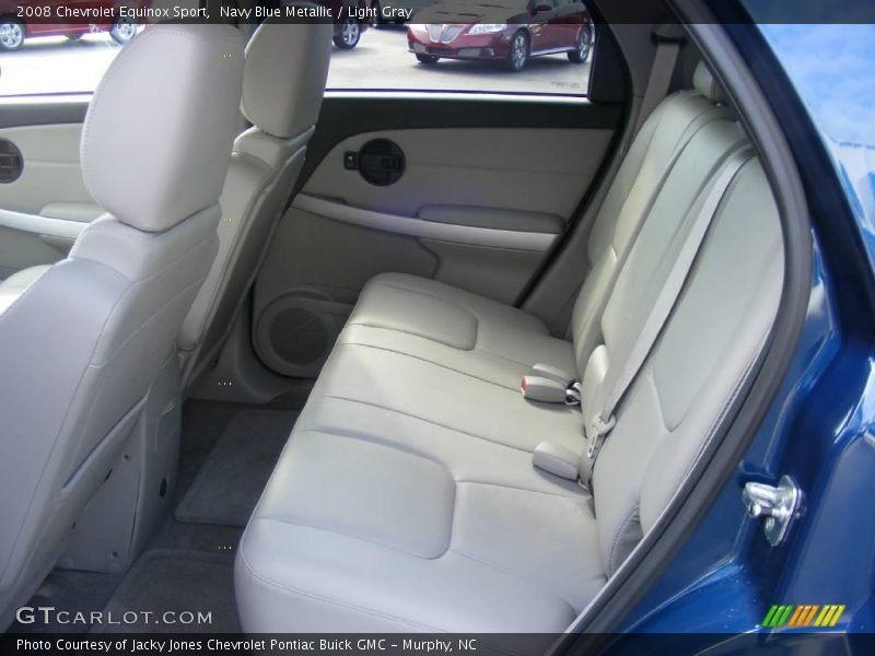 Navy Blue Metallic / Light Gray 2008 Chevrolet Equinox Sport