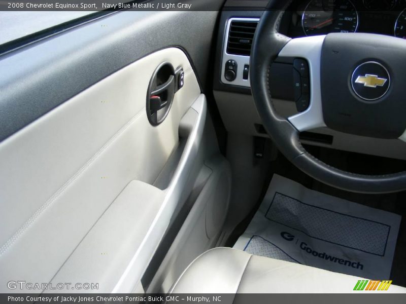 Navy Blue Metallic / Light Gray 2008 Chevrolet Equinox Sport
