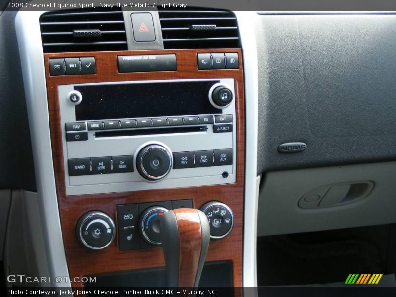 Navy Blue Metallic / Light Gray 2008 Chevrolet Equinox Sport