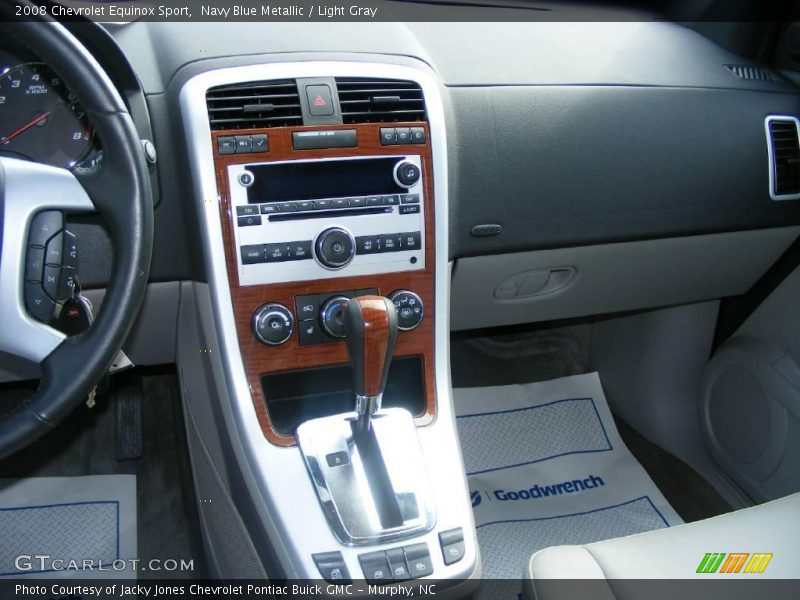 Navy Blue Metallic / Light Gray 2008 Chevrolet Equinox Sport