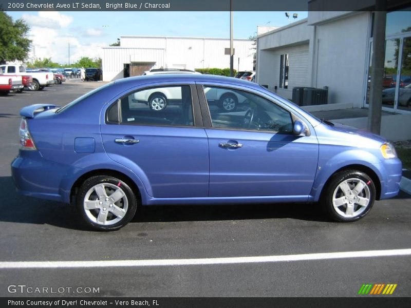 Bright Blue / Charcoal 2009 Chevrolet Aveo LT Sedan