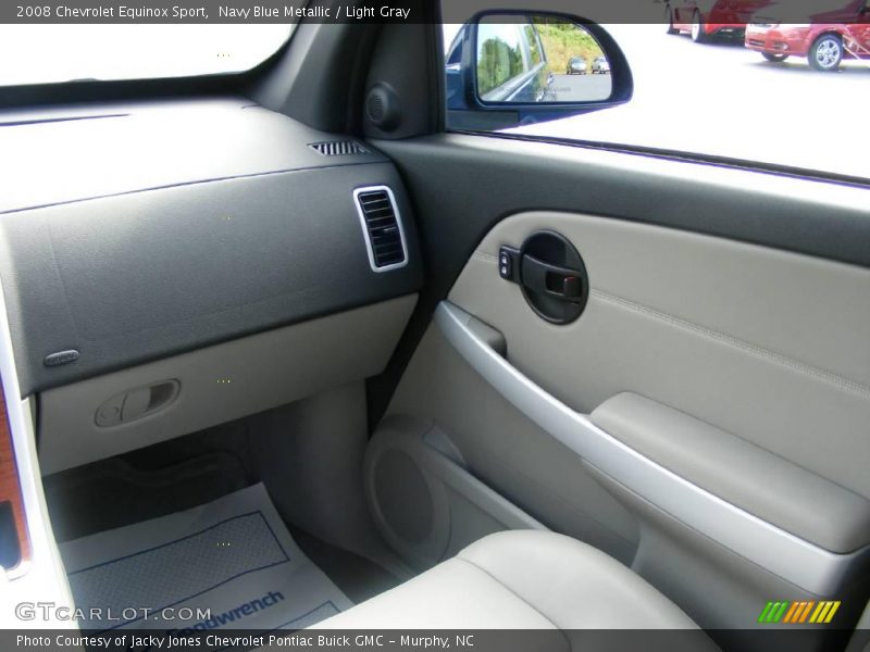 Navy Blue Metallic / Light Gray 2008 Chevrolet Equinox Sport