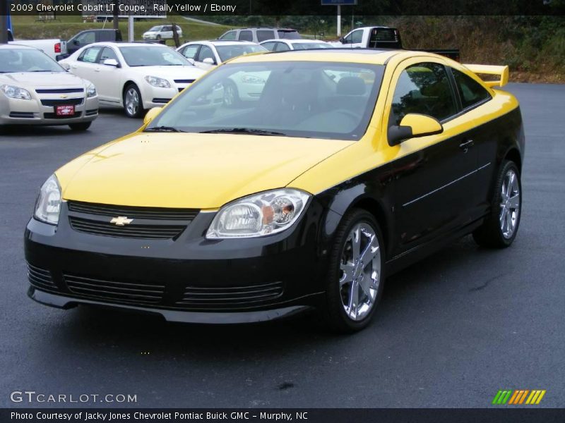 Rally Yellow / Ebony 2009 Chevrolet Cobalt LT Coupe
